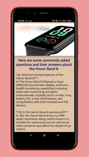 honor band 6 guide Screenshot 2