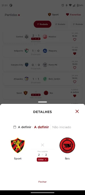 Pernambucano - Tabela & Jogos Screenshot 1