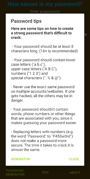 How Secure Is My Password? Pro Screenshot 3