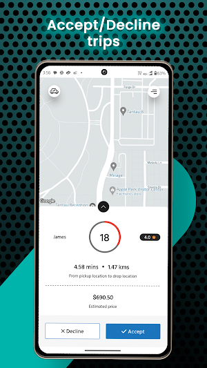 Ishuttletaxi Driver Screenshot 1