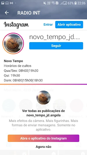 Rádio INT Screenshot 2