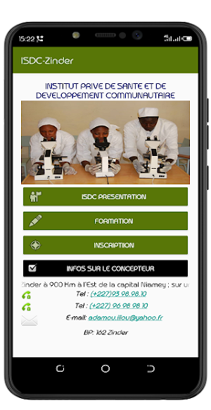 ISDC ZINDER Screenshot 2