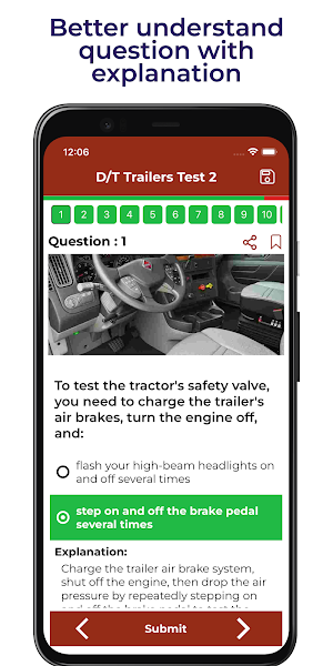 Arizona AZ CDL Practice Test Screenshot 1