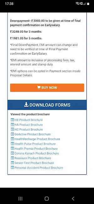 NBHI Banca - InstaInsure Screenshot 3