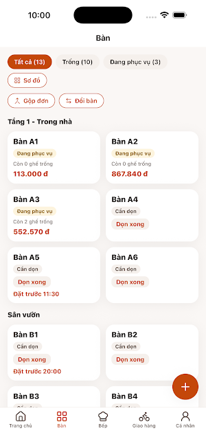 myFNB - Đặt bàn, Gọi món Screenshot 1