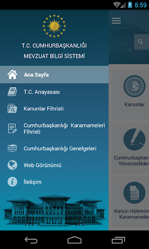T.C. Mevzuat Bilgi Sistemi Screenshot 1