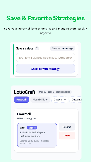 Lotto Craft: Lottery Numbers Screenshot 2