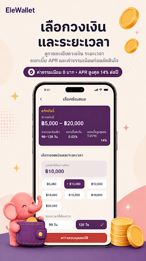 EleWallet: สินเชื่อออนไลน์ Screenshot 1