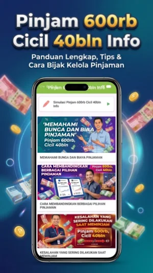 Pinjam 600rb Cicil 40bln Info Screenshot 0
