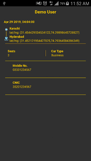 Cabbie Driver Screenshot 2