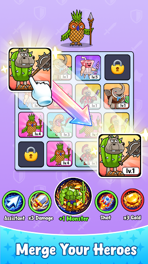 Merge Memerot: Steal Battle Screenshot 0