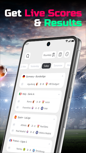 MatchLive : Football Live HD Screenshot 1