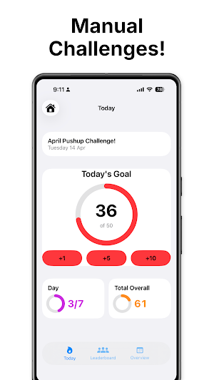 Pushi: Fitness Challenges Screenshot 3