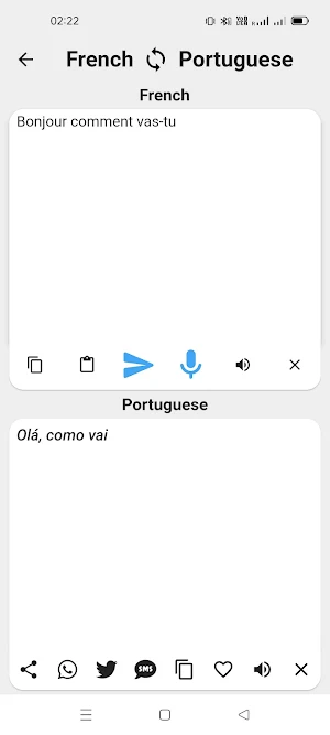 French - Portuguese Translator Screenshot 1