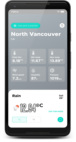 WeatherWhiz Screenshot 2