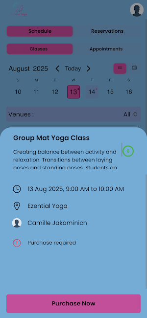 Ezential Yoga Screenshot 1