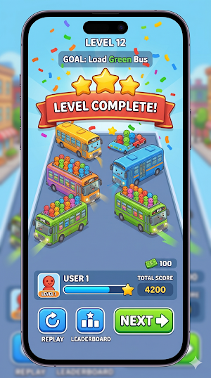Parking Jam: Color Bus Sort Screenshot 0
