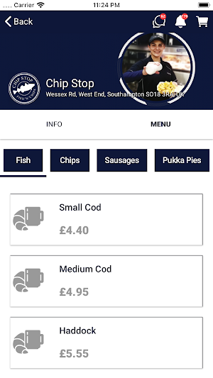 Chip Stop Southampton Screenshot 2