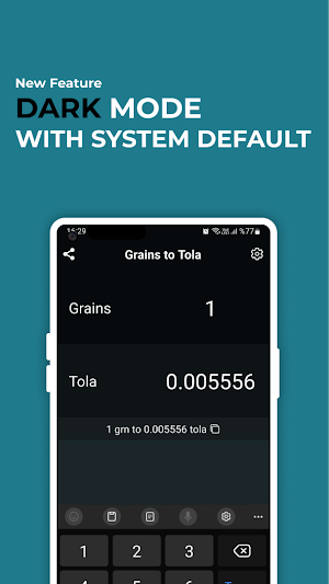 Grains to Tola Converter Screenshot 3