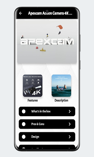 Apexcam Action Camera 4K Guide Screenshot 0