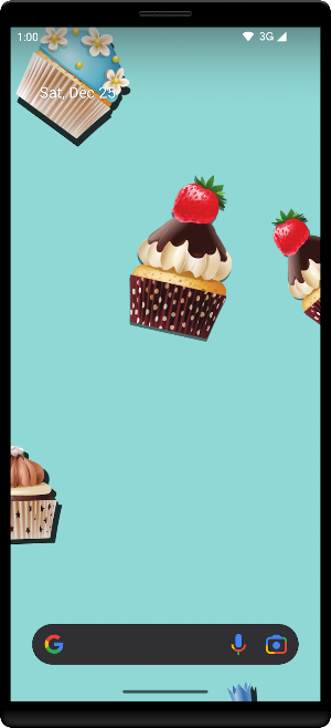 Cupcakes Live Wallpaper Screenshot 3