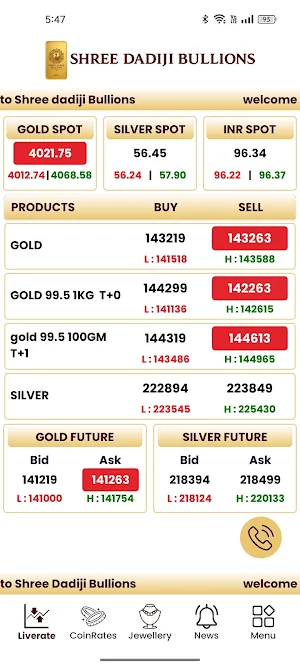 Shree Dadiji Bullion Screenshot 1