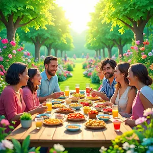 Garden Party Wallpapers Screenshot 2