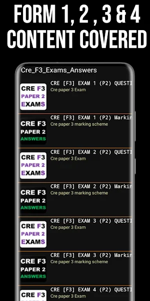 Cre Form 3 Exams + Answers Screenshot 3