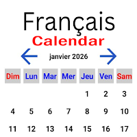 France Calendar 2026- Holidays