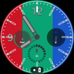 Mars Flag Watchface Screenshot 0