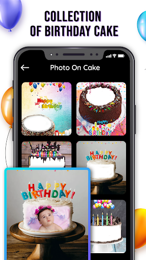 Birthday Wishes - Photo On Birthday Cake With Name Screenshot 1