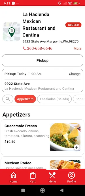 La Hacienda Mexican Restaurant Screenshot 2