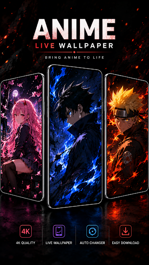 4K Anime Live Wallpaper Screenshot 3