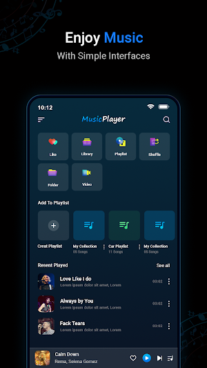 Music Player & MP3 Player Screenshot 2
