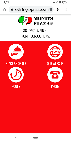 Monti's Pizza Plus Screenshot 0