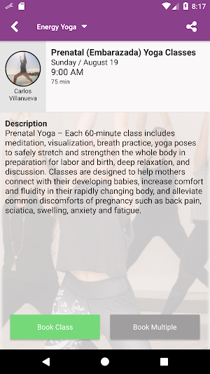 Energy Yoga and Wellness Screenshot 3