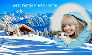 Winter Photo Frame Screenshot 1