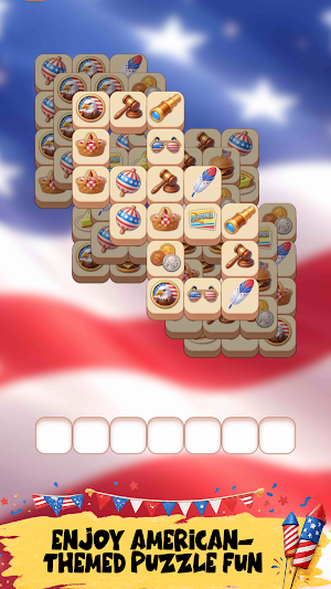 American Tile Match Puzzle Screenshot 0