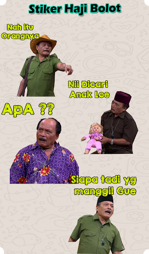 Stiker New Haji Bolot - WAStickersApp Screenshot 2