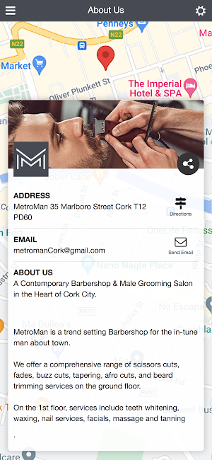 Metroman Barbers Screenshot 2
