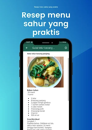 Resep menu sahur yang praktis Screenshot 2