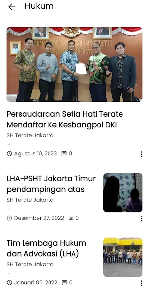 SH Terate Jakarta Screenshot 1
