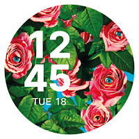 Toilet Paper Flower Watch Face