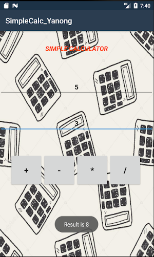 SimpleCalculator_Yanong Screenshot 2