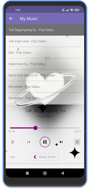 Lagu Pop Galau Viral Offline Screenshot 2