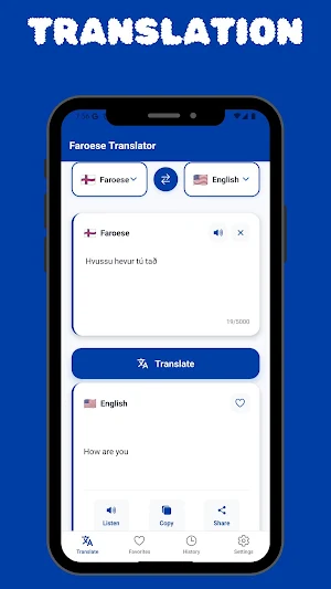 Faroese Translator Screenshot 0