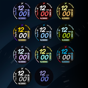 Violet Glow Watch Face Screenshot 2