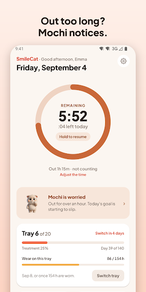 SmileCat: Aligner Tracker Screenshot 1