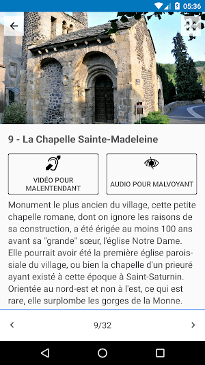 Audio-visites Screenshot 1