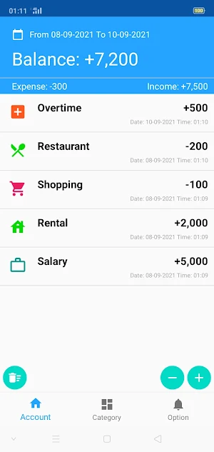 Manage personal finance Screenshot 0